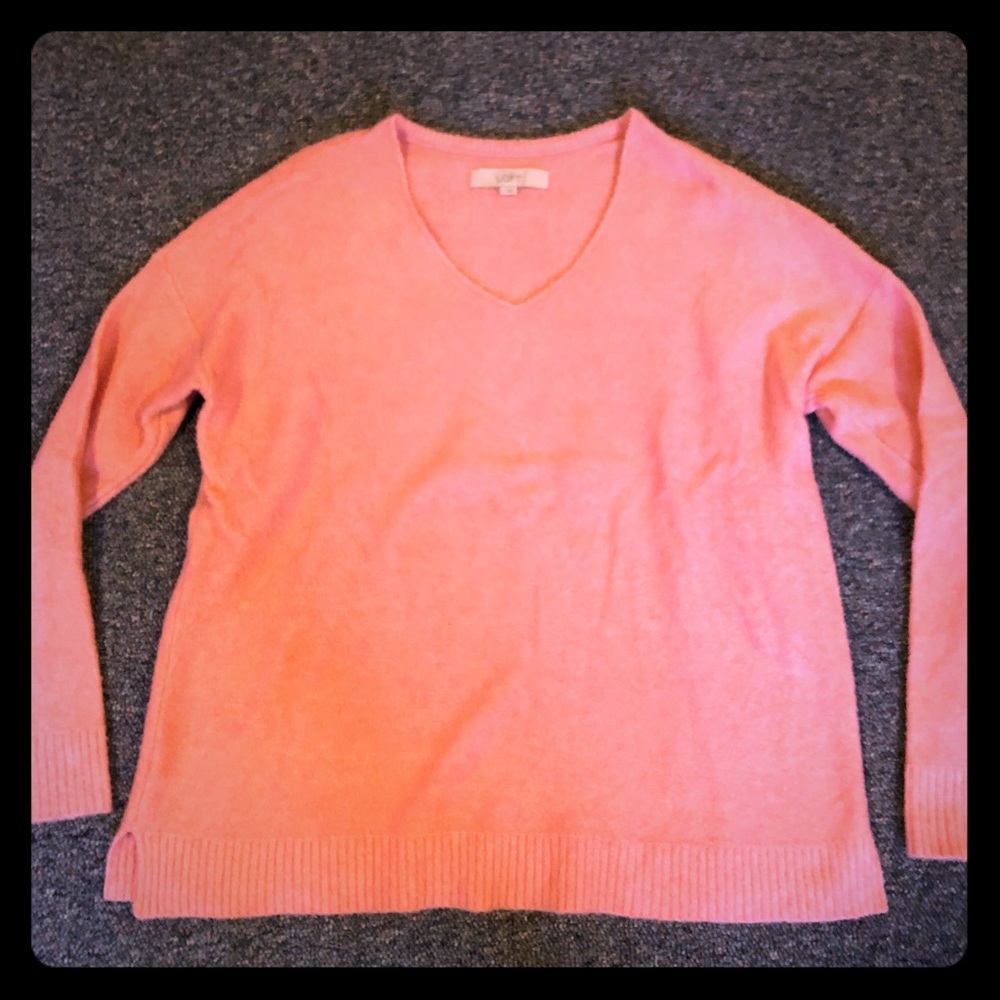 Pink Loft vneck